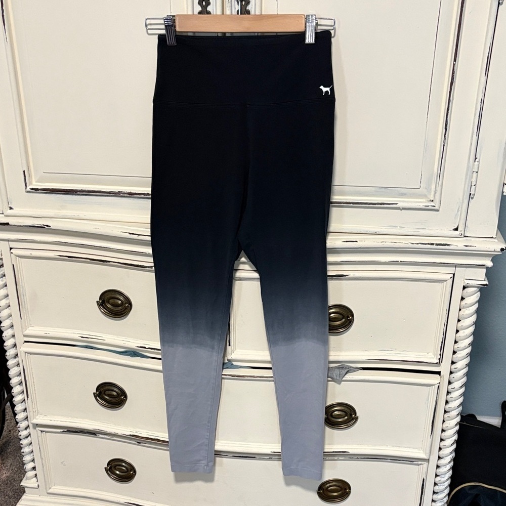 Victoria's Secret Black and Gray Ombre Leggings